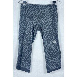 The North Face Size Small Capri Leggings Activewear Yoga Black & Gray
